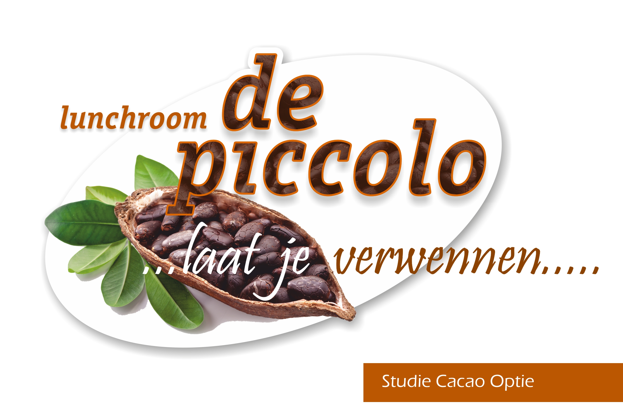 Lunchroom de Piccolo huisstijlen, grafische vormgeving, grafisch vormgever, logo design, huisstijlbewaking 