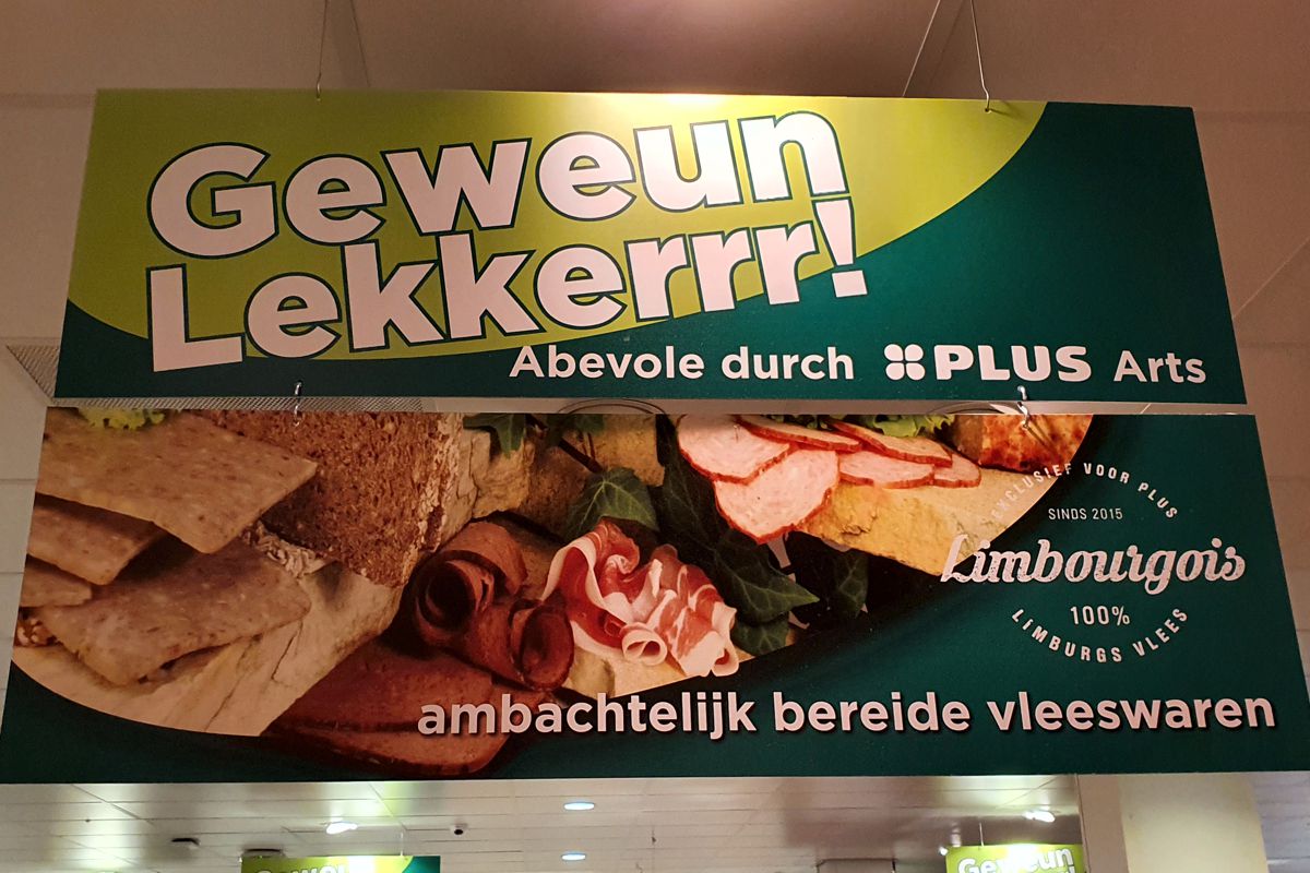 ambachtelijk bereide vleeswaren in het Limbourgois assortiment van Keulen Nuth is een product in de Geweun Lekkerrr! promotie campagne