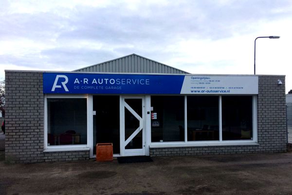 reclamebord A-R AutoService